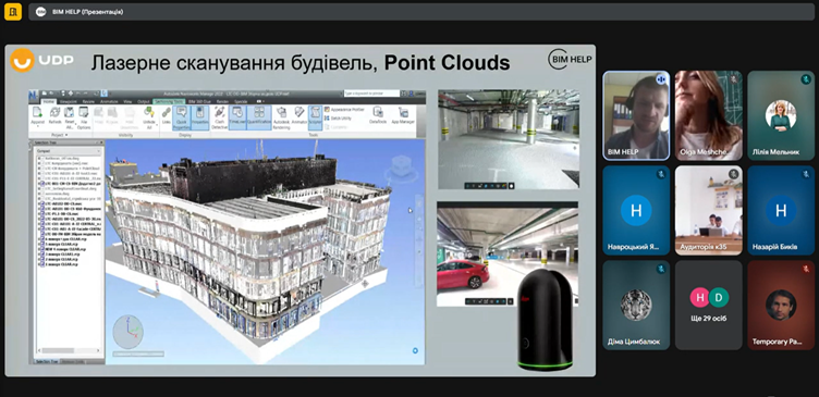 Illustration for Vadym Parnitskyi’s lecture on the application of BIM technologies in construction